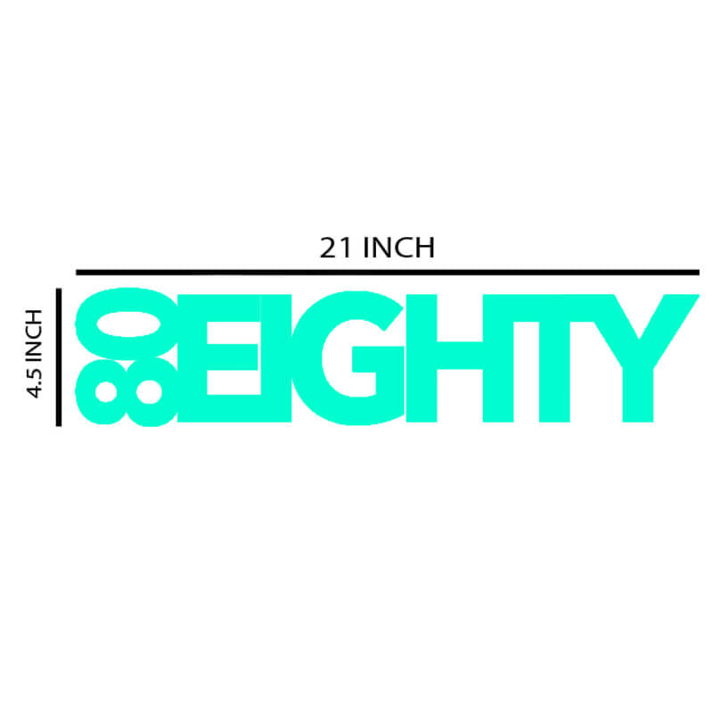 80Eighty® Mint Decal