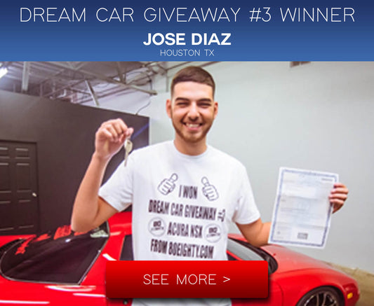 DREAM CAR GIVEAWAY® #3 WINNER