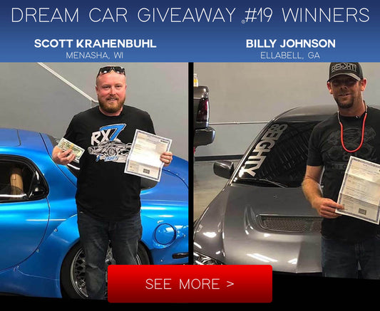 DREAM CAR GIVEAWAY® #19 WINNER