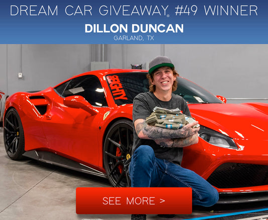 DREAM CAR GIVEAWAY® #49 WINNER