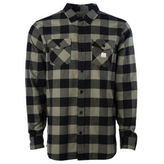 80Eighty® HeartCars Olive Flannel