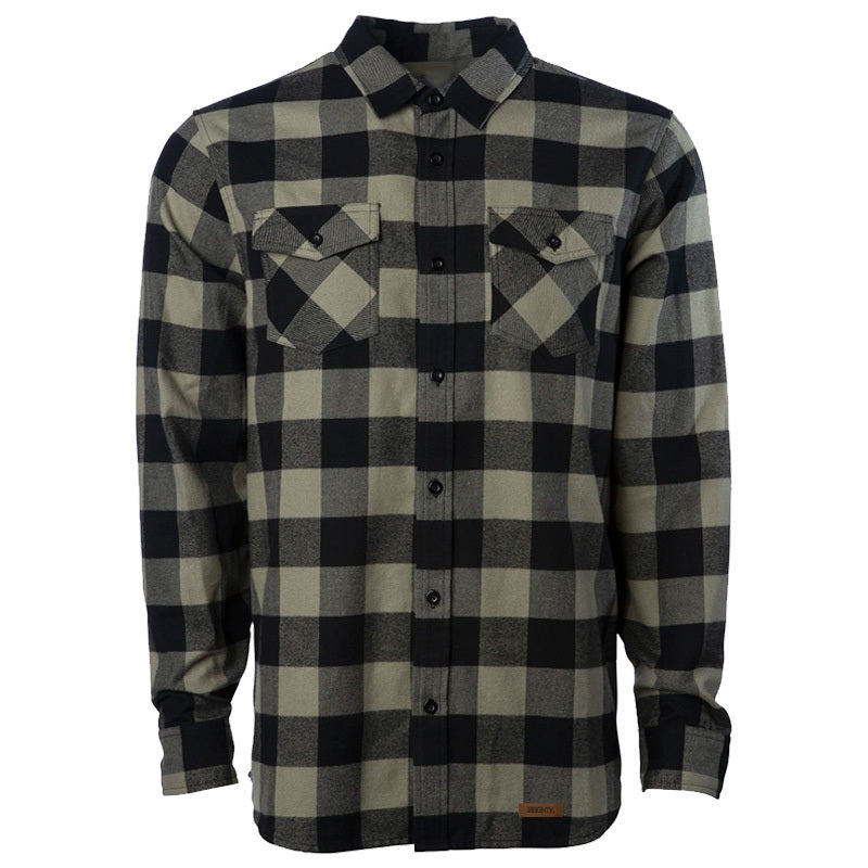 80Eighty® Olive-Black Flannel