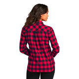 80Eighty® Women's Red-Black Flannel