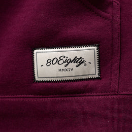 80Eighty® Crimson Heavyweight Hoodie