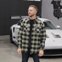 80Eighty® HeartCars Olive Flannel