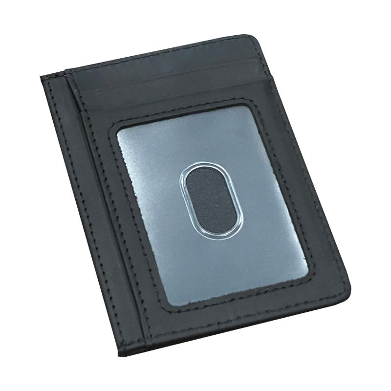 80Eighty® Black Leather Wallet