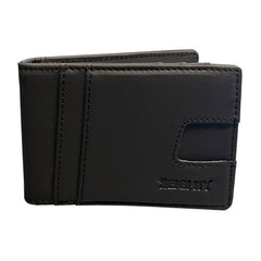 80Eighty® Matte Black Leather Wallet