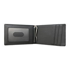 80Eighty® Matte Black Leather Wallet