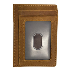 80Eighty® Cognac Leather Wallet