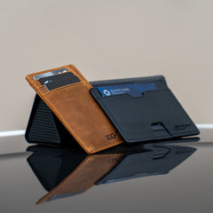 80Eighty® Cognac Leather Wallet