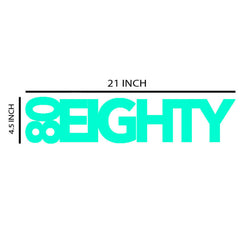 80Eighty® Mint Decal