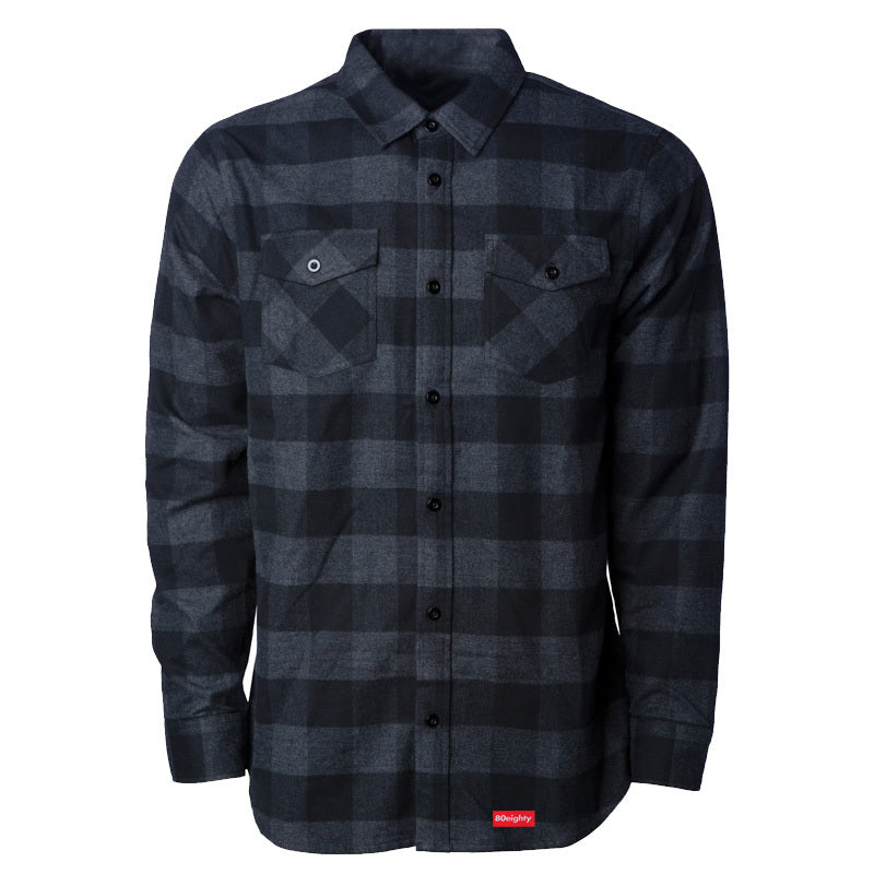 80Eighty® Charcoal-Black Flannel