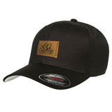 80Eighty® Script Black Fitted Hat
