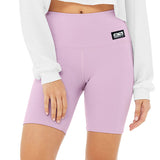 80Eighty® Women's Lilac Biker Shorts