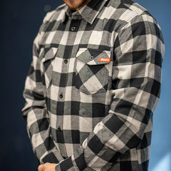 80Eighty® Gray-Black Flannel