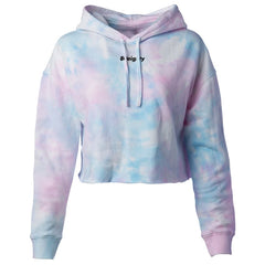 80Eighty® Women's Cotton Candy Crop Hoodie